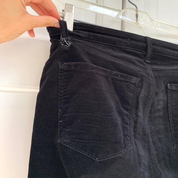 J Brand Maria Black Velvet Skinny Jeans - Picture 13 of 16
